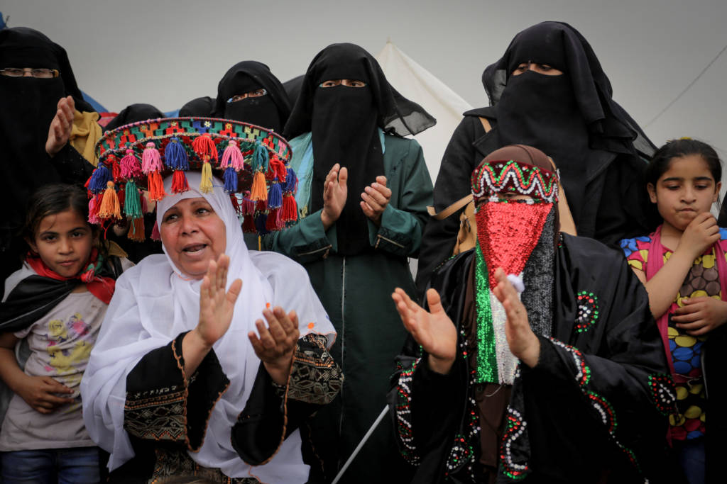 Women in the Gaza Strip. (Abed Rahim Khatib/Flash90)