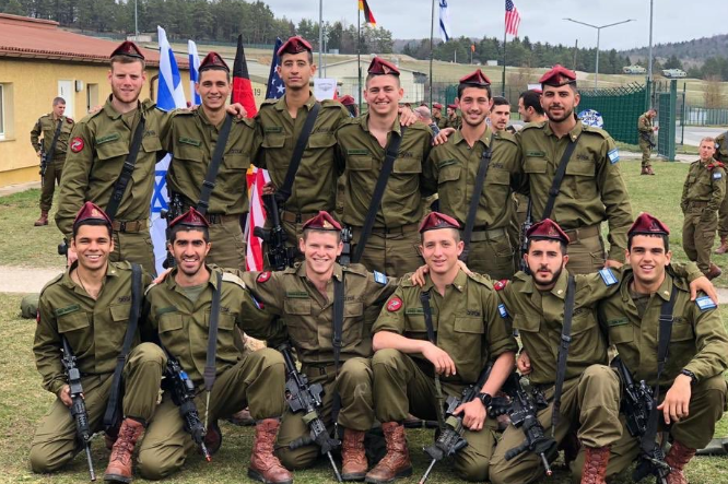 IDF forces in Germany. (Twitter)