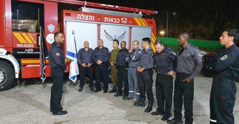 Israeli firefighters Ethiopia