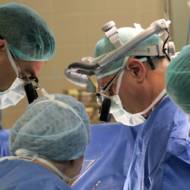 Doctors operating on Fatma at the Wolfson Medical Center. (Gil Naor)