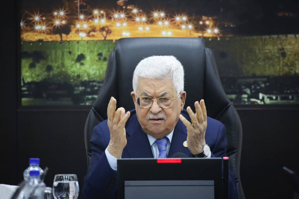 Palestinian President Mahmoud Abbas. (Flash90)