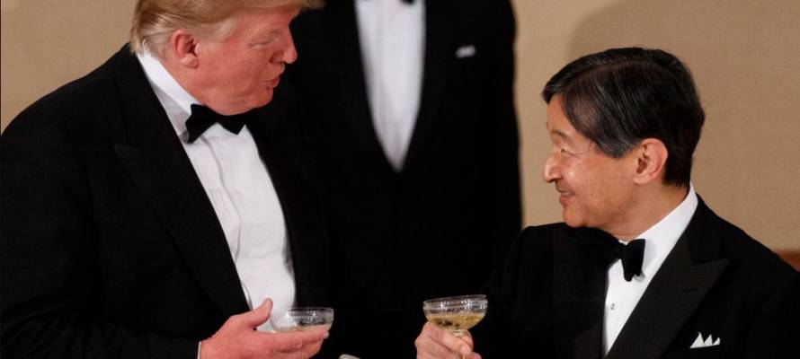 Trump Naruhito