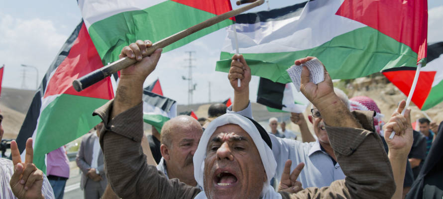 anti-Israel protesters