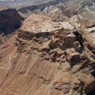 Aerial view of Masada (Flickr/Wikimedia)