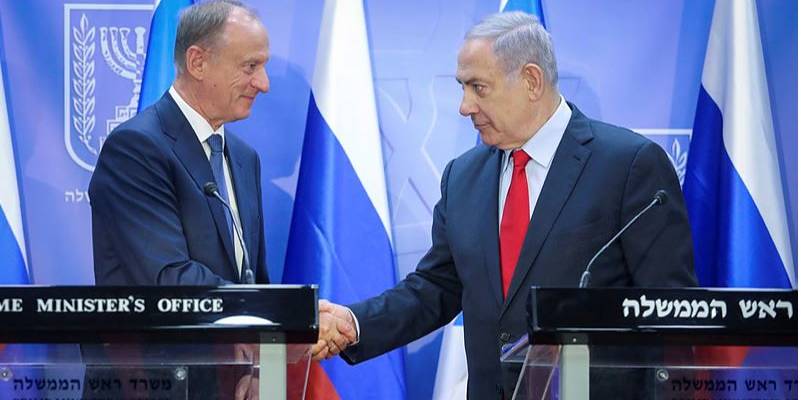 Benjamin Netanyahu and Nikolai Patrushev