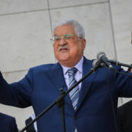 Palestinian President Mahmud Abbas. (Flash90)