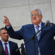 Palestinian President Mahmud Abbas. (Flash90)