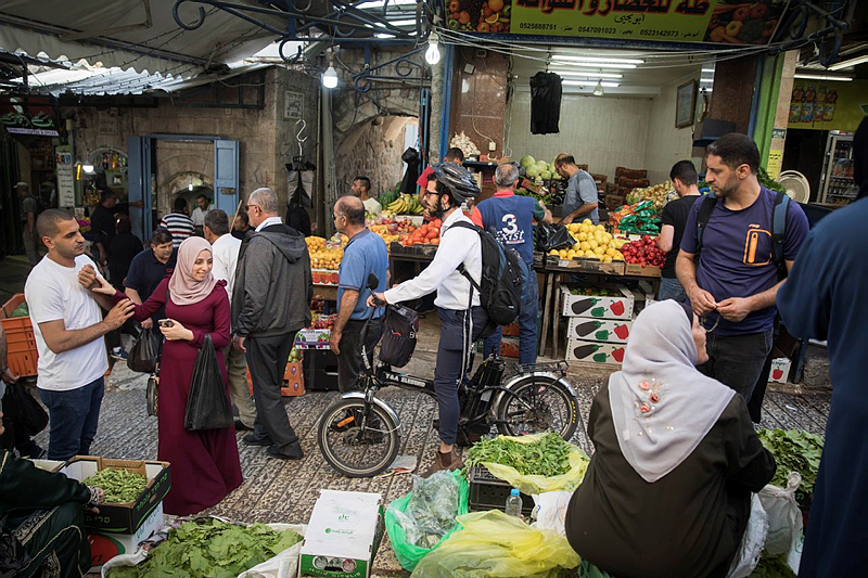 Muslim quarter Old City Jerusalem
