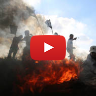 Gaza arson fire
