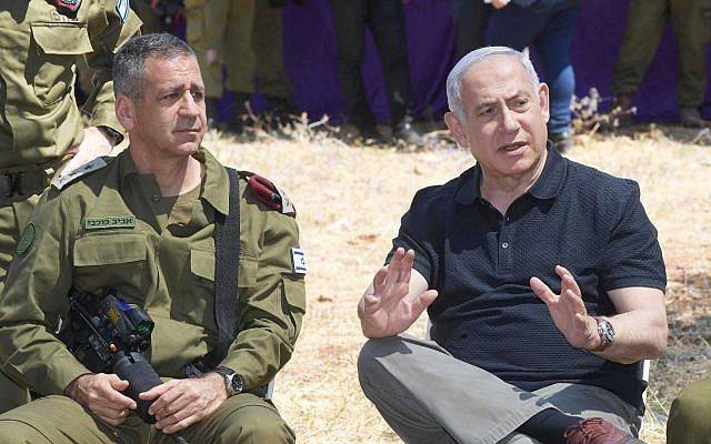 PM Benjamin Netanyahu and IDF Chief of Staff Lt.-Gen. Aviv Kochavi.