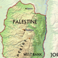 Map of Palestine (Free World Maps)