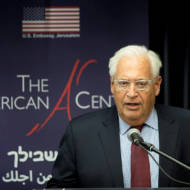 US Ambassador to Israel David Friedman