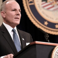 Elan Carr, U.S. Special Envoy to Monitor and Combat Anti-Semitism, at the U.S. Department of Justice Summit on Combating Anti-Semitism in Washington, D.C., July 15, 2019. (DOJ)