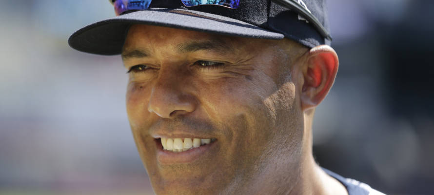 Former New York Yankees pitcher Mariano Rivera at Yankee Stadium, June 23, 2019. (AP Photo/Seth Wenig)