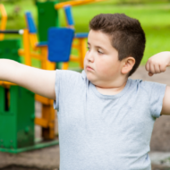 overweight child