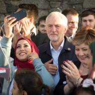 British Labour Party leader Jeremy Corbyn