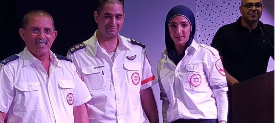 MDA volunteers Arab town
