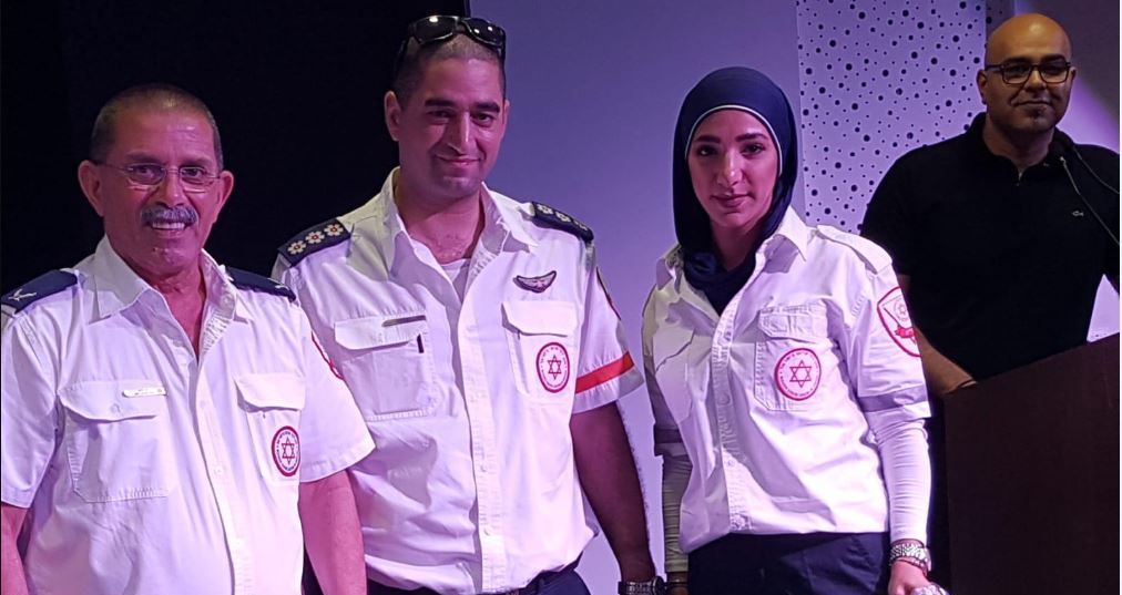 MDA volunteers Arab town