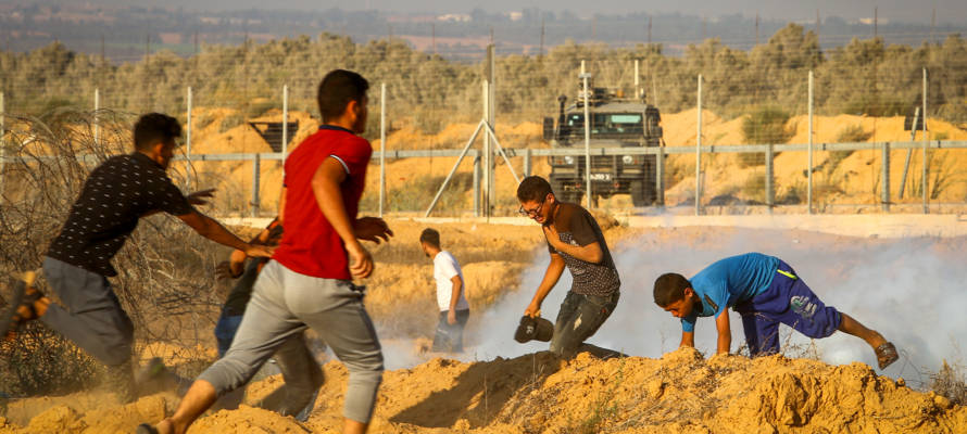 Israel Gaza border clash