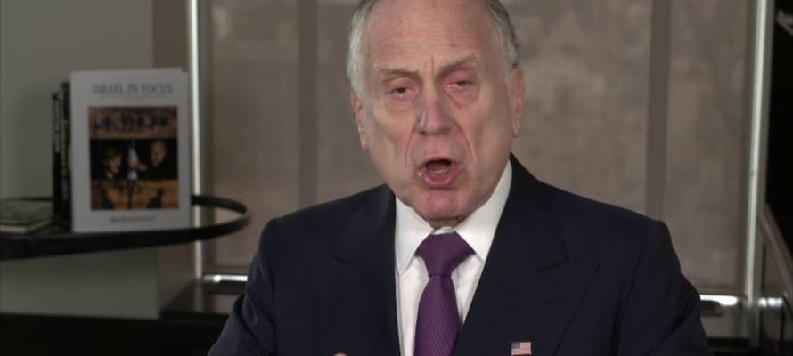 WJC President Ronald Lauder