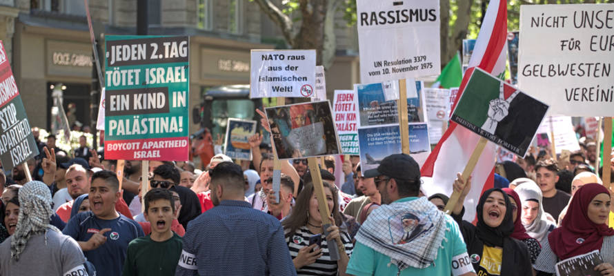 Berlin anti-Israel rally