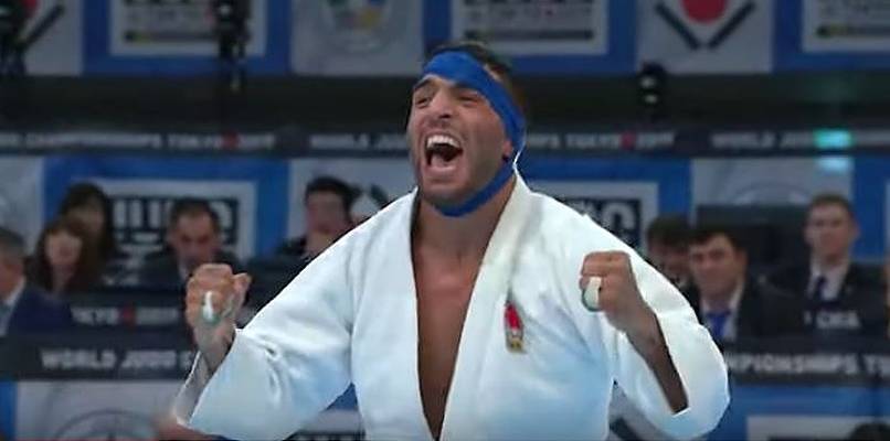 Iranian judoka Saeid Mollaei