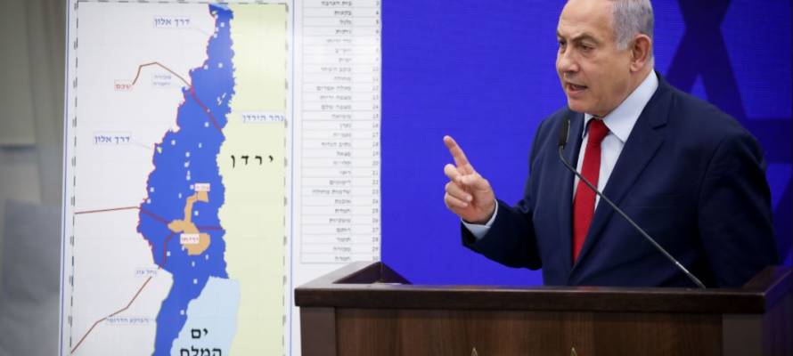 Netanyahu announcement annex Jordan Valley