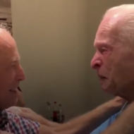 Cousins reunite 75 years after surviving the Holocaust. (Screenshot)