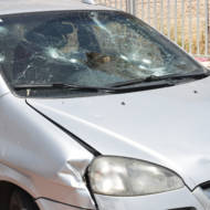 broken car windshield