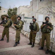 Israeli reserve soldiers