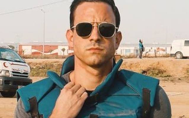 Fox News reporter Trey Yingst reporting from Gaza..v1