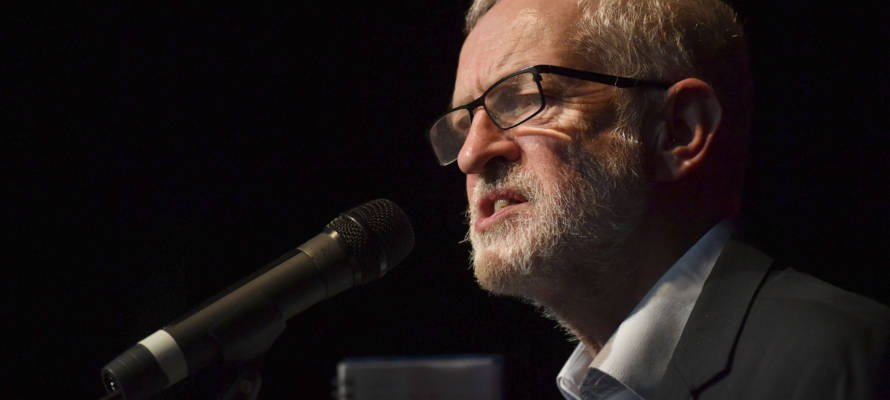 Britain's Labour Party leader Jeremy Corbyn