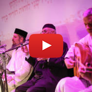 The Andalusian Orchestra "Moreshset Avot" performs with the poet Rabbi Haim Look, in the northern Israeli city of Tzfat, on February 22, 2018.