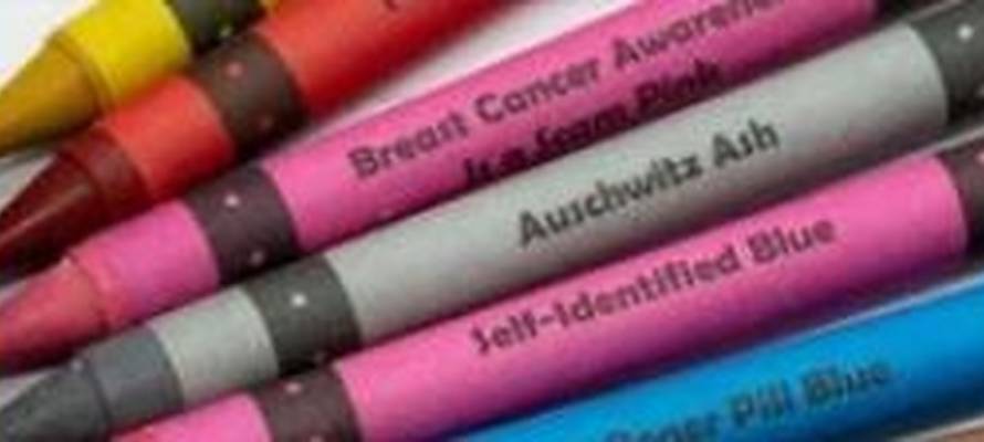 "Auschwitz Ash" crayon (Offensive Crayons website)