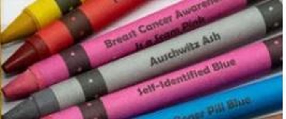 "Auschwitz Ash" crayon (Offensive Crayons website)