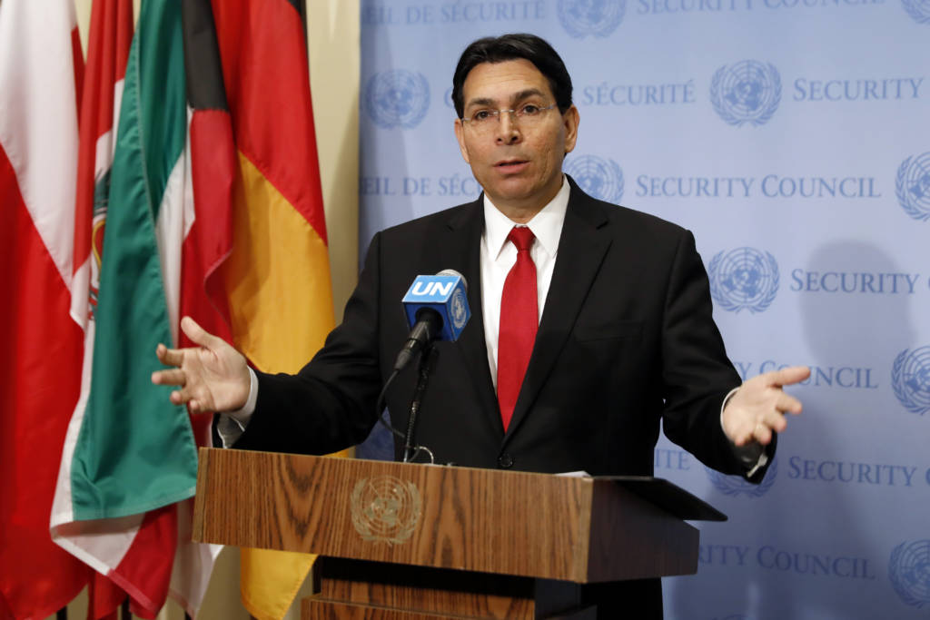 Israel's UN Ambassador Danny Danon