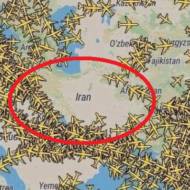 Deserted airspace over Iran after Ukrainian plane downed