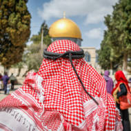 Muslims on the Jewish Temple Mount