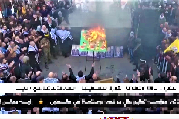 burning down an Israeli village