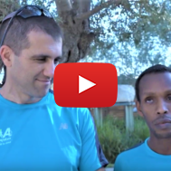 Blind Israeli runner