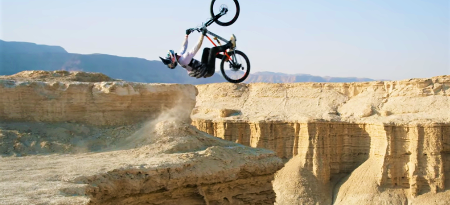 Extreme Austrian cyclist Fabio Wibmer