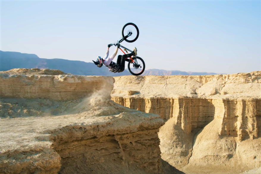 Extreme Austrian cyclist Fabio Wibmer