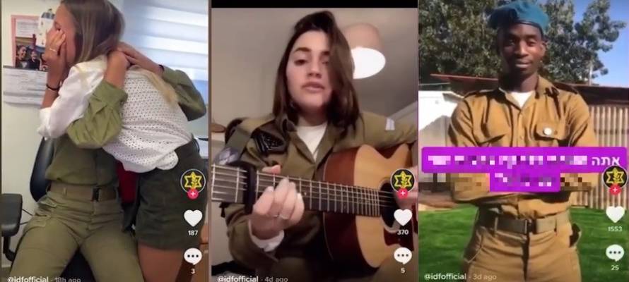 IDF's official Tiktok account.