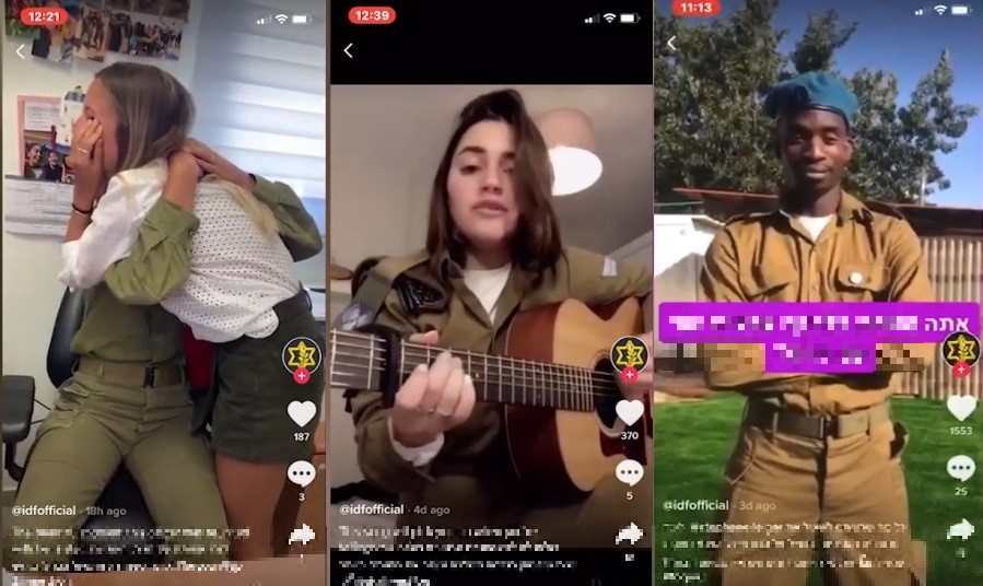 IDF's official Tiktok account.