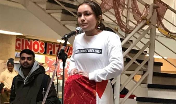 Anti-Israel student at York's Multicultural Week