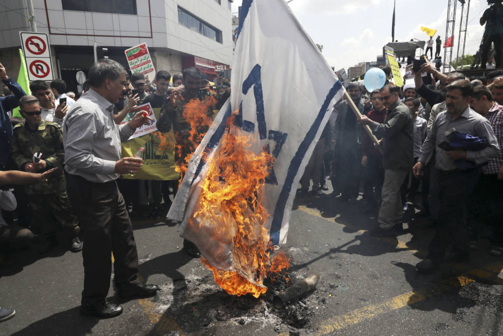 Iran Mideast Jerusalem Protests