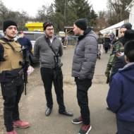 Armed members of the Jewish community