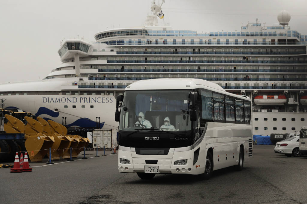 The corona-virus quarantined Diamond Princess cruise
