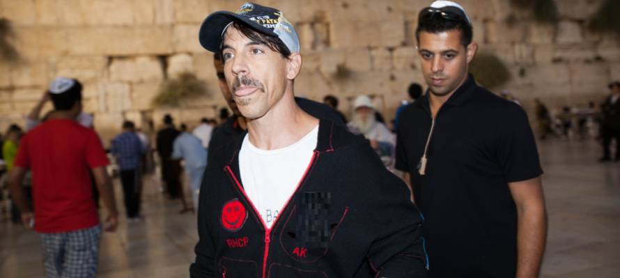 Anthony Kiedis of the Red Hot Chili Peppers