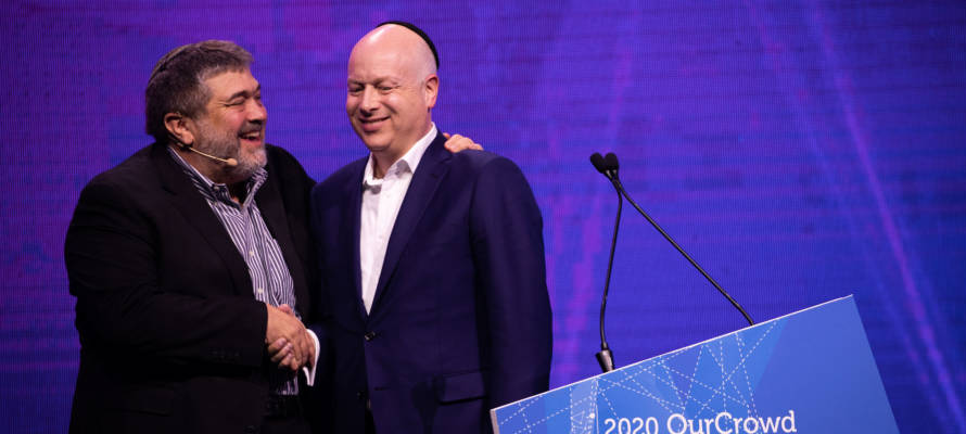 Former US Special Envoy to the MiddleEast, Jason Greenblatt, with OurCrowd CEO Jonathan Medved.